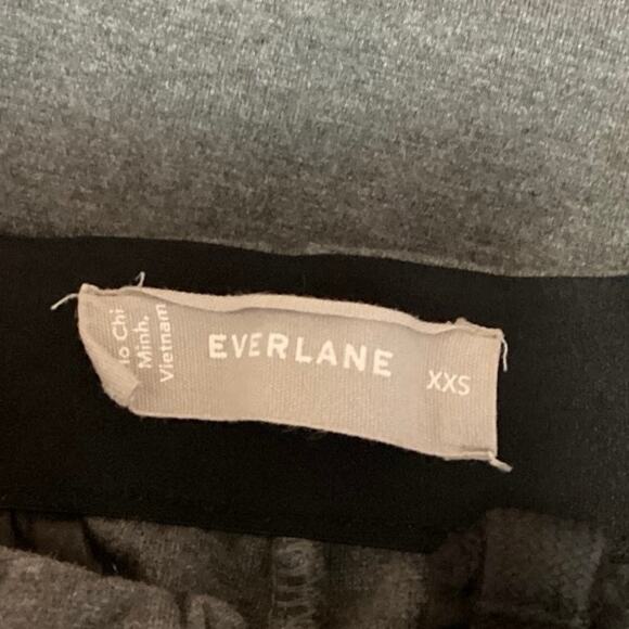 Everlane Gray High Rise Pull On Elastic Waist Casual Cropped Pants Size XXS - Picture 4 of 5